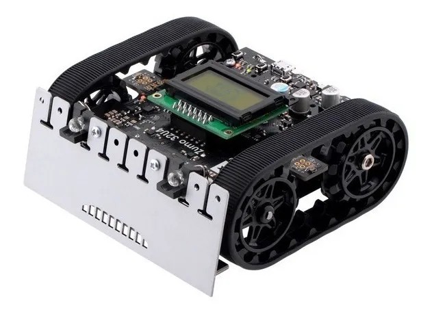 Robot Mini Zumo 32U4 Pololu Ensamblado con Motores 75:1 HP