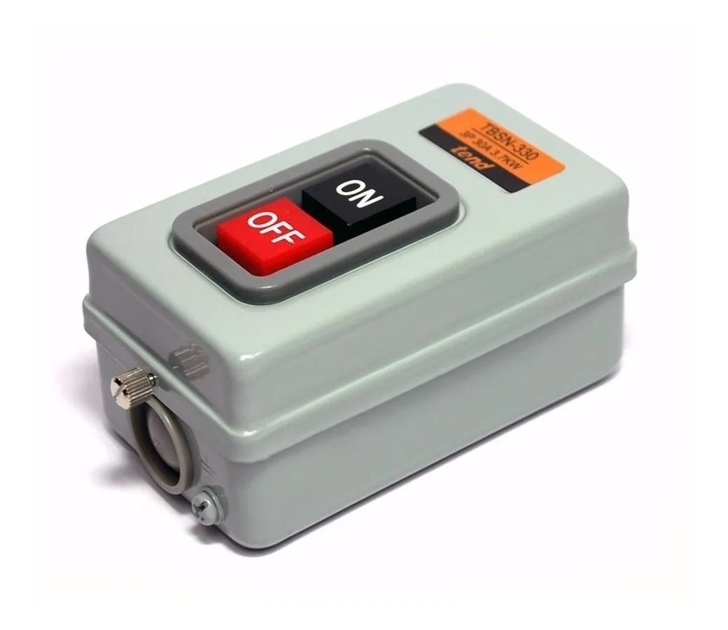 Interruptor Botonera Manual ON-OFF 30A Power Industrial Paro Arranque
