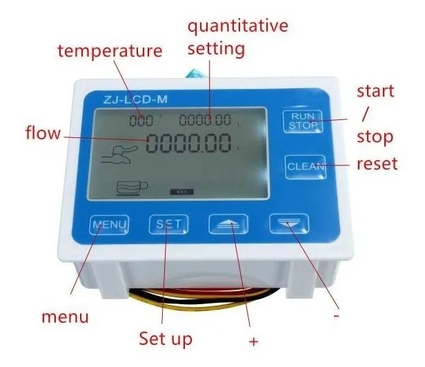 Louchen ZM Display LCD Digital Control Cuantitativo 1-30L/min