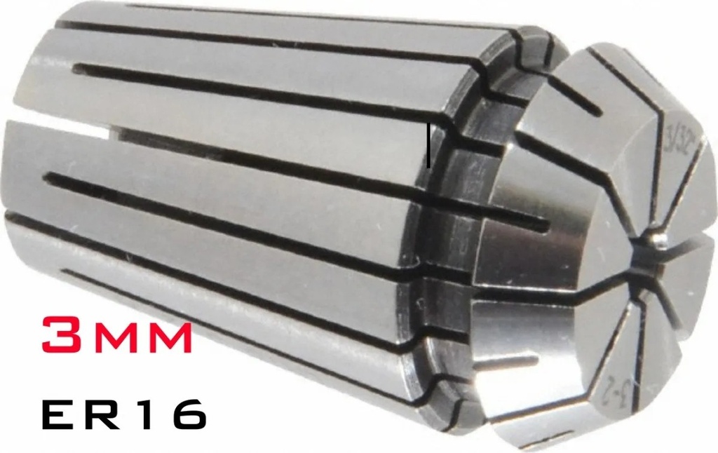 Mordaza Para Motor Spindle Motor ER16 3mm CNC Chuck Collet