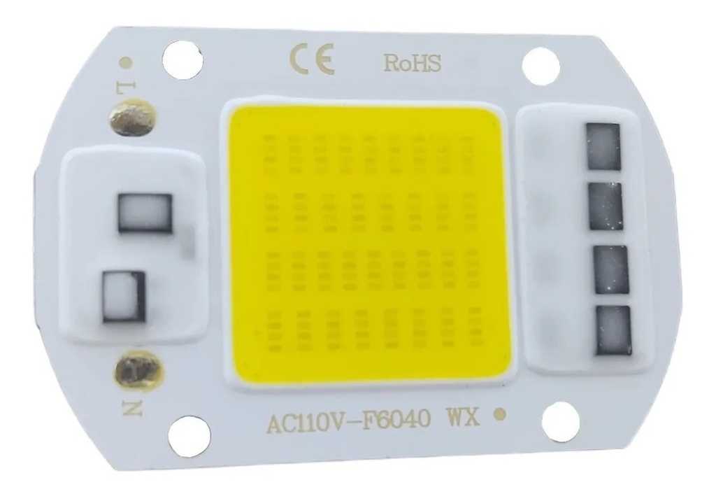 Led 110V 120V 50W Blanco Frío 6500K No Necesita Driver