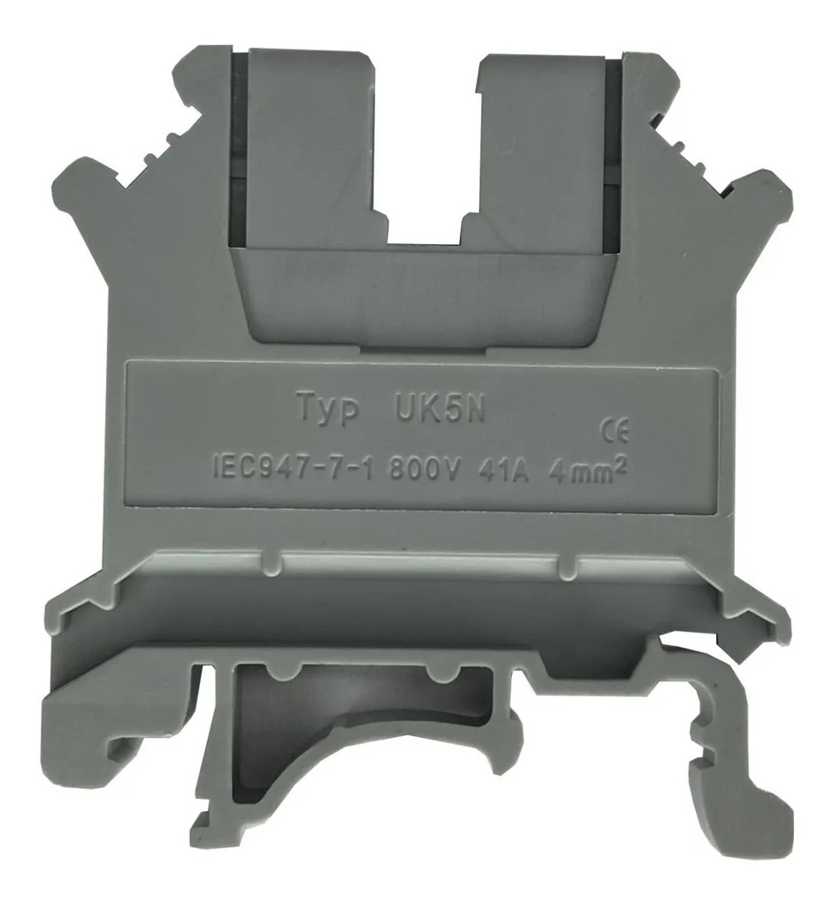 Clema Eléctrica De Conexión Borne UK-5N Rail Din 35mm Uk5n