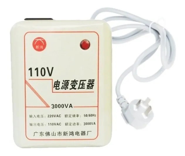 Transformador 110v/130v A 220v/260v 3000Watts - 3kw Convertidor