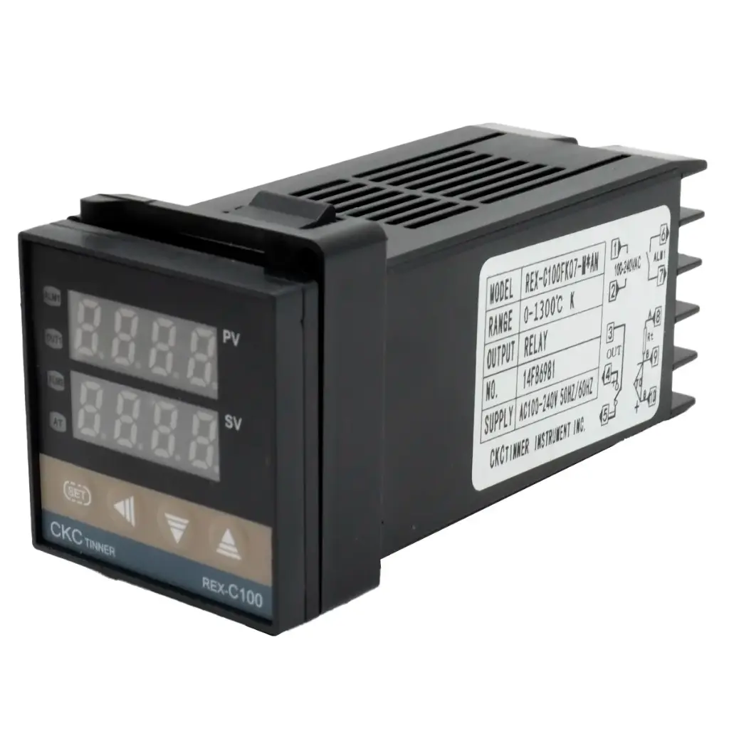Pirómetro Digital Rex-C100 Control de Temperatura Relevador 1300 (°C)
