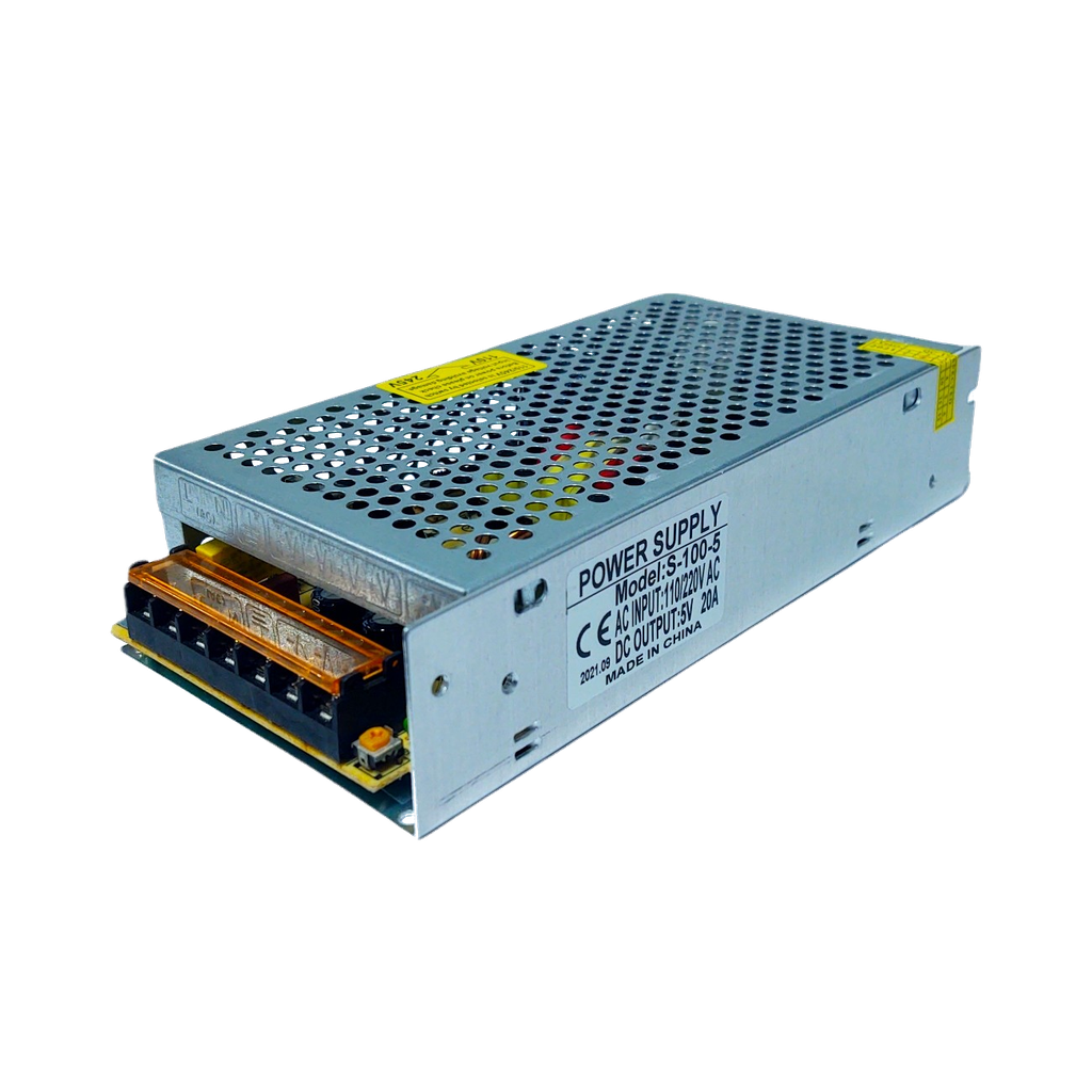 Eliminador Transformador Fuente Poder Driver 5V 20A 100W