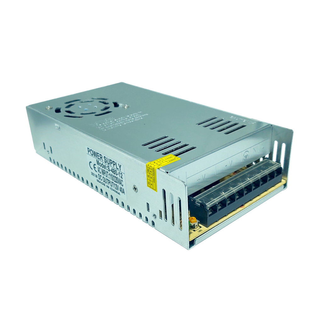 Eliminador Transformador Fuente Poder Driver 12V 40A 480W