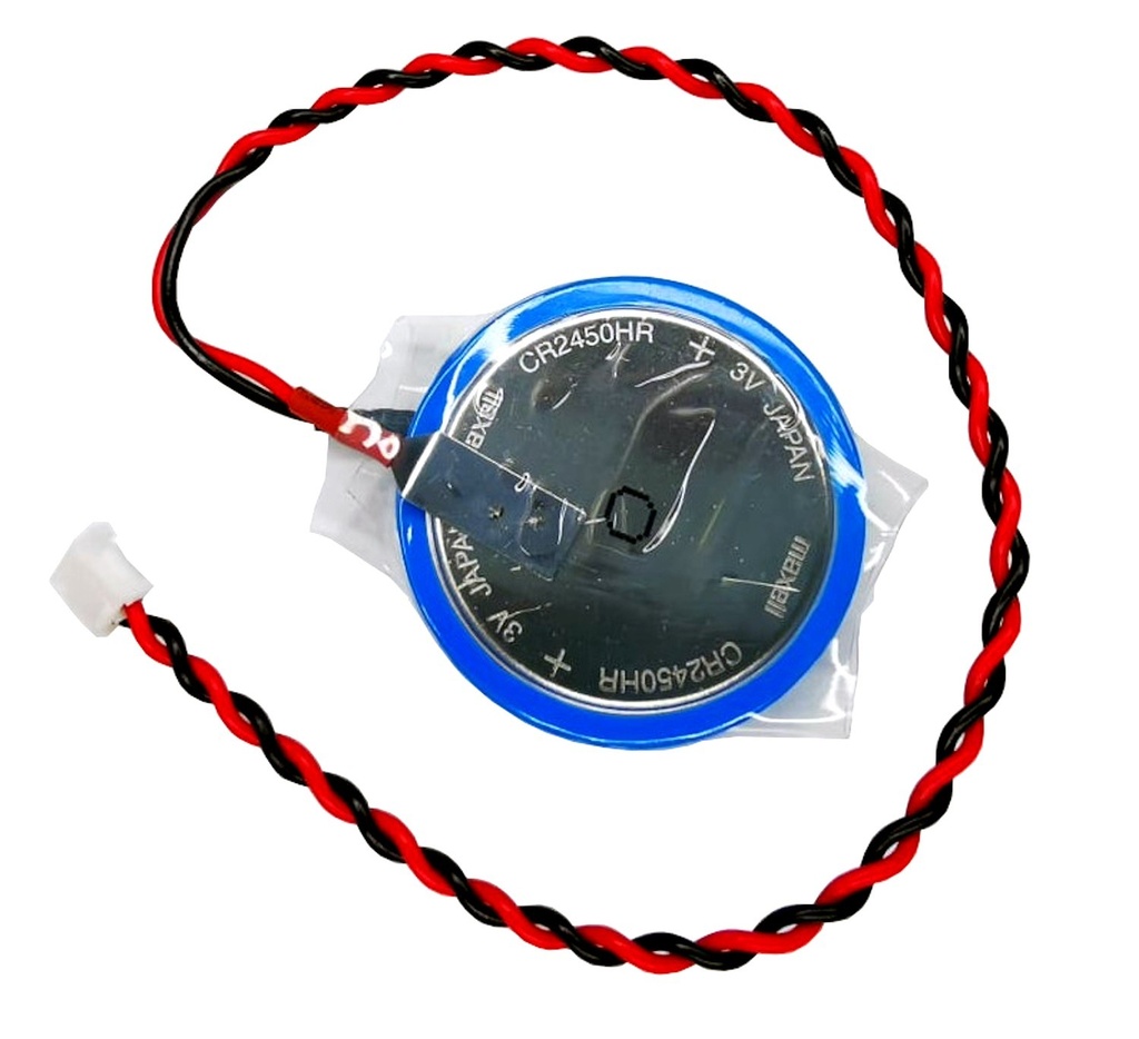 Pila Batería Maxell 2450 CR2450HR 3V 550mAh Conector Blanco Mini