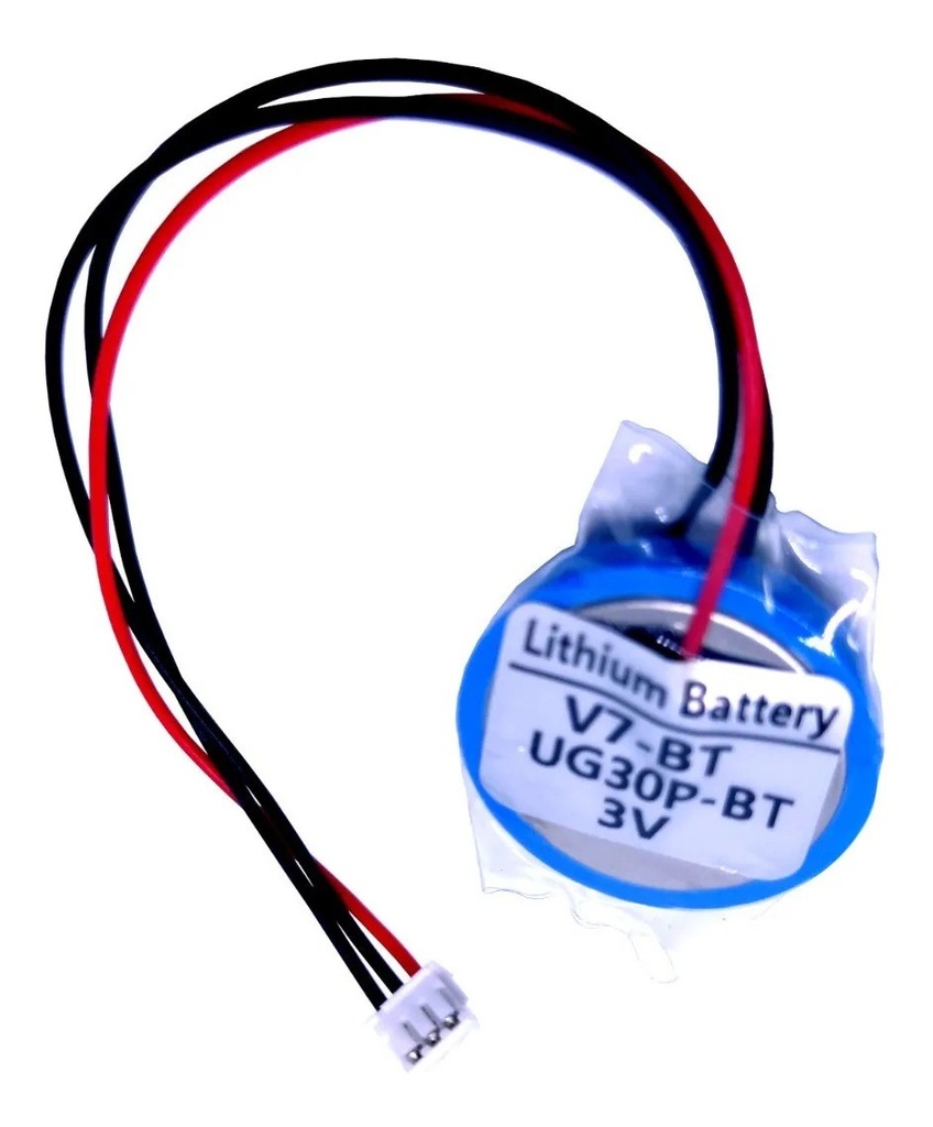 Pila Batería FDK FUJI V7-BT UG30P-BT 3V 610mAh Conector Blanco