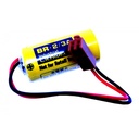 Pila Batería Panasonic BR-2/3A AFP8801 3V 1200mAh Conector Marrón