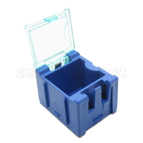 Caja Plástica Organizadora para componentes SMD SMT Azul
