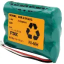 Pila Batería FDK FUJI 3HR-4/3FAUC 3.6V 3100mAh Conector Blanco Mediano 3 Pines