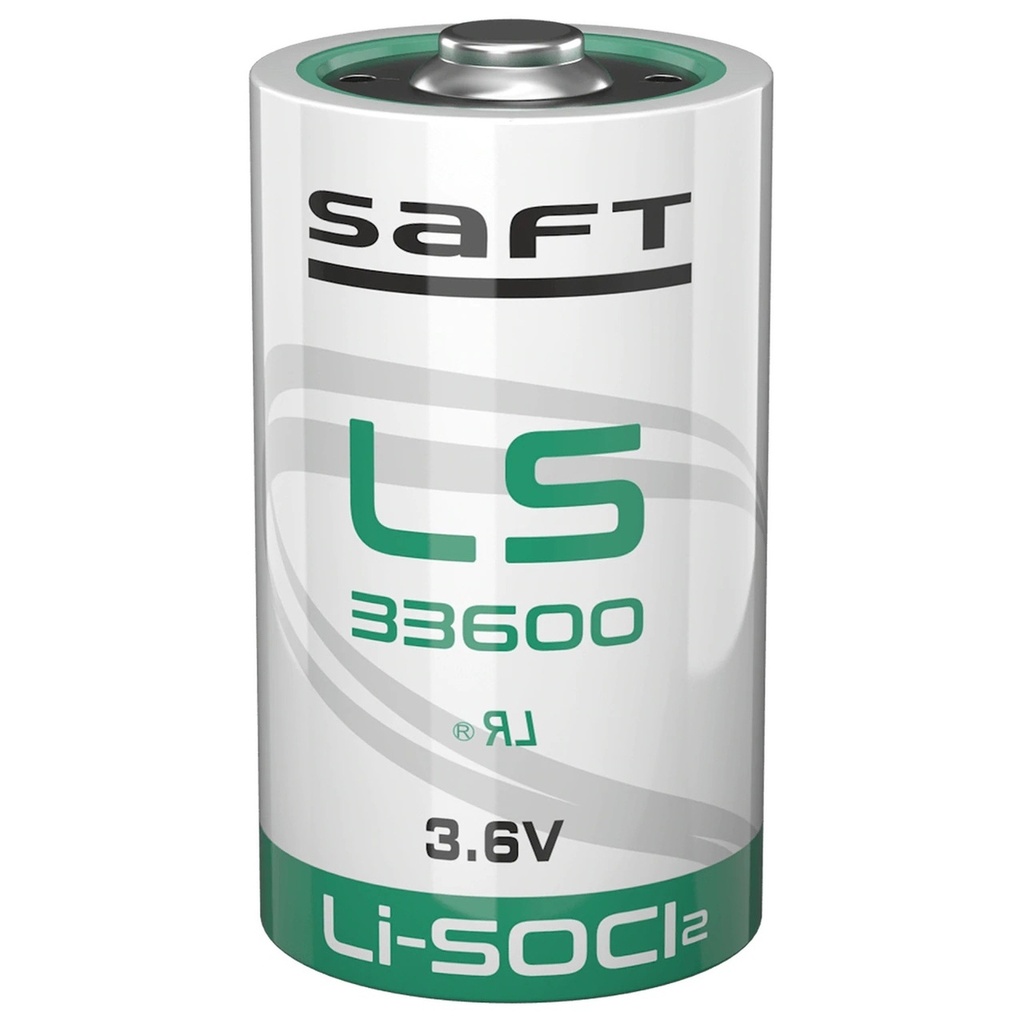 Pila Batería Saft 33600 LS33600 3.6V 17000mAh Tipo D