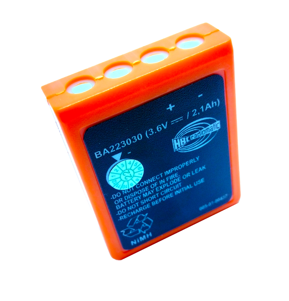 Pila Batería Recargable HBC RADIOMATIC BA223030 3.6V 2100mAh Para 005-01-00437 NIMH FUB06N BRC058 Recargable