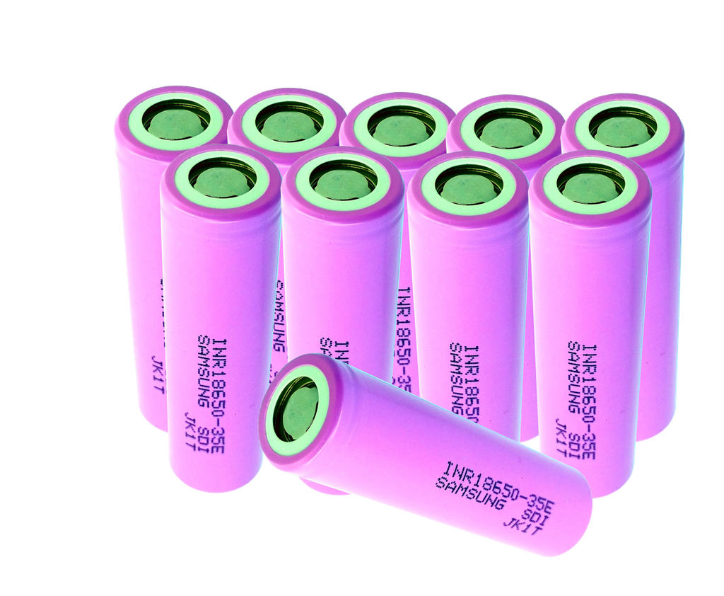 10x Pila Batería Samsung 18650 INR18650-35E 3.6V 3500mAh