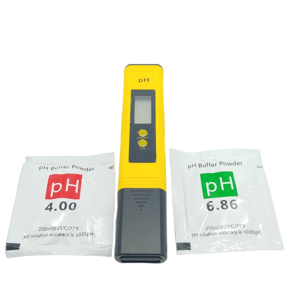 Medidor De PH Digital de 0.00-14.00 pH Portátil Para Líquidos y Agua con 2 soluciones 4.00 y 6.86
