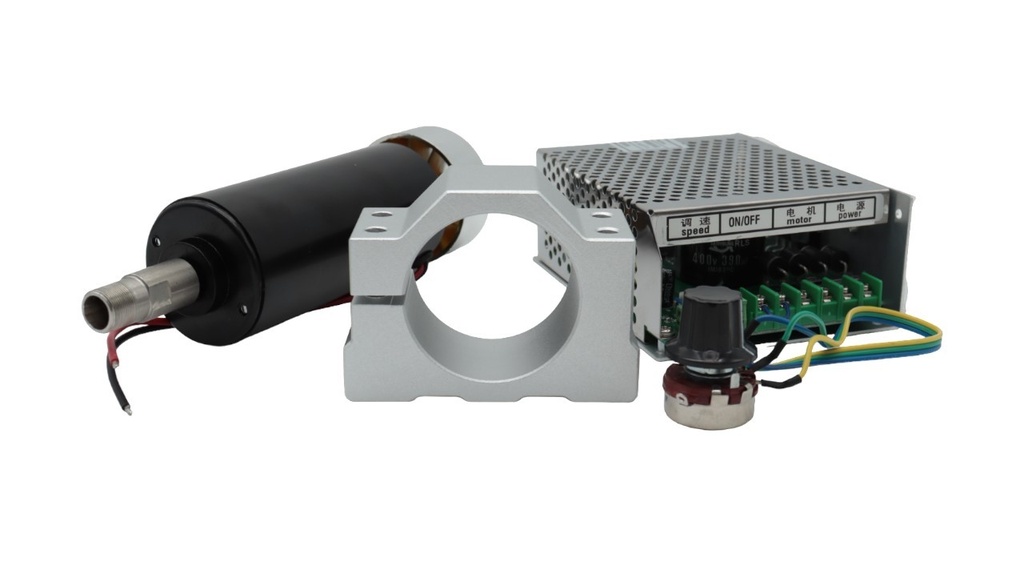 Motor de Husillo RATTMMOTOR 500W ER11 12000rpm CNC Refrigerado Por Aire