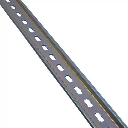 Riel Din Perforado Wkdq Medidas: Ancho 35mm, Largo 2mt.