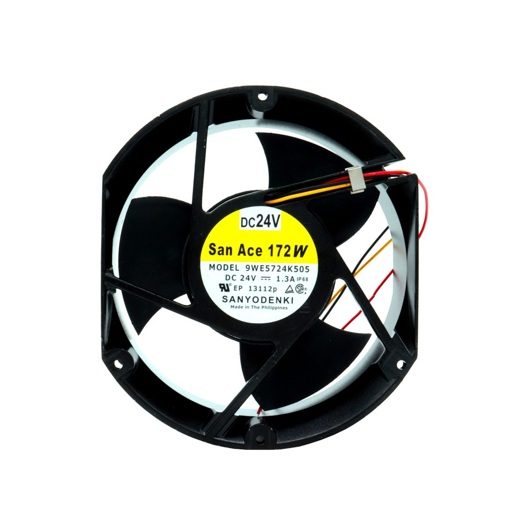 Ventilador Sanyo Denki SanAce172W 9WE5724K505 24VDC 1.3A 31.2W 175 x 58 x 155mm 3 Aspas 3 Cables