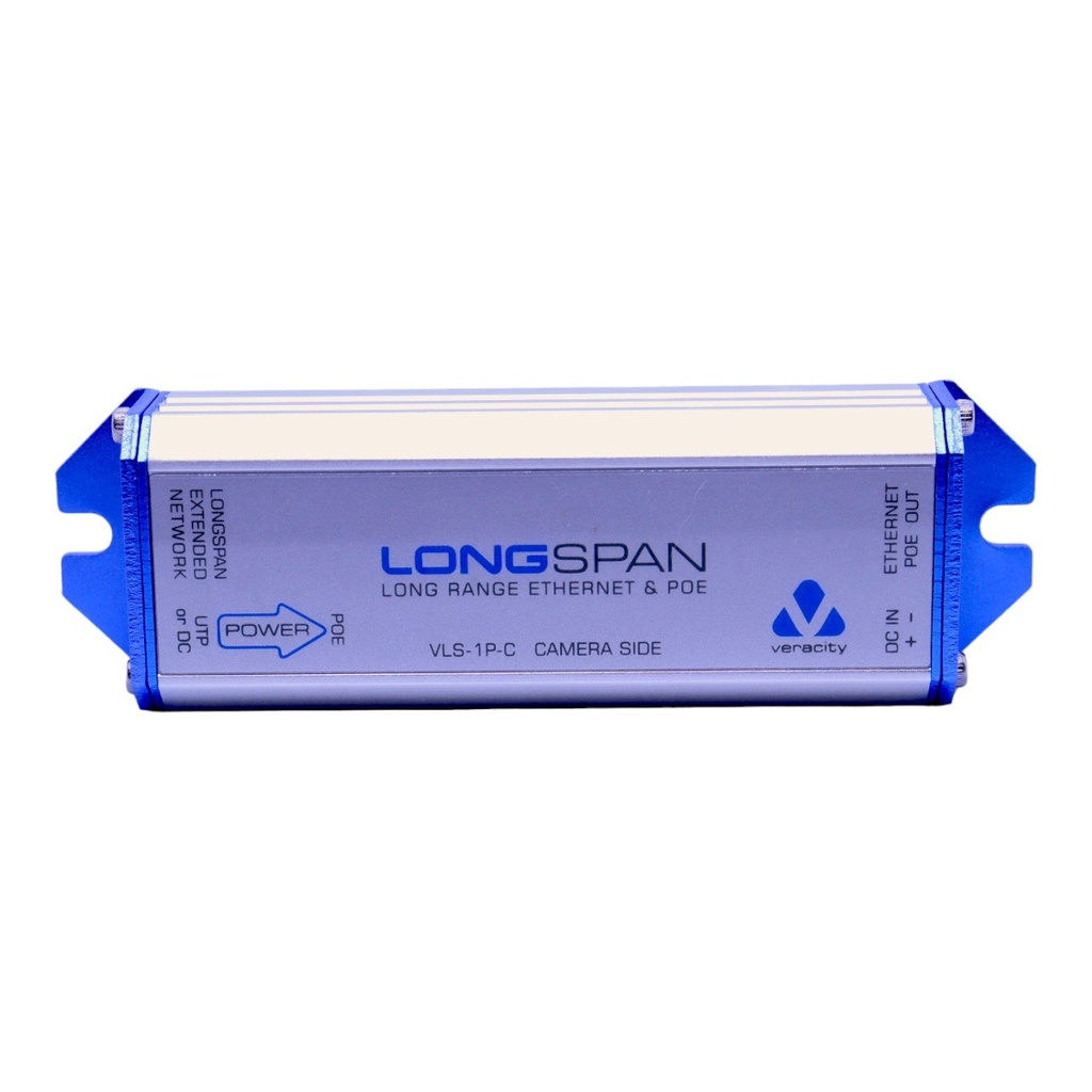 Transceptor Veracity Longspan VLS-1P-C Extensor de Rango POE CCTV