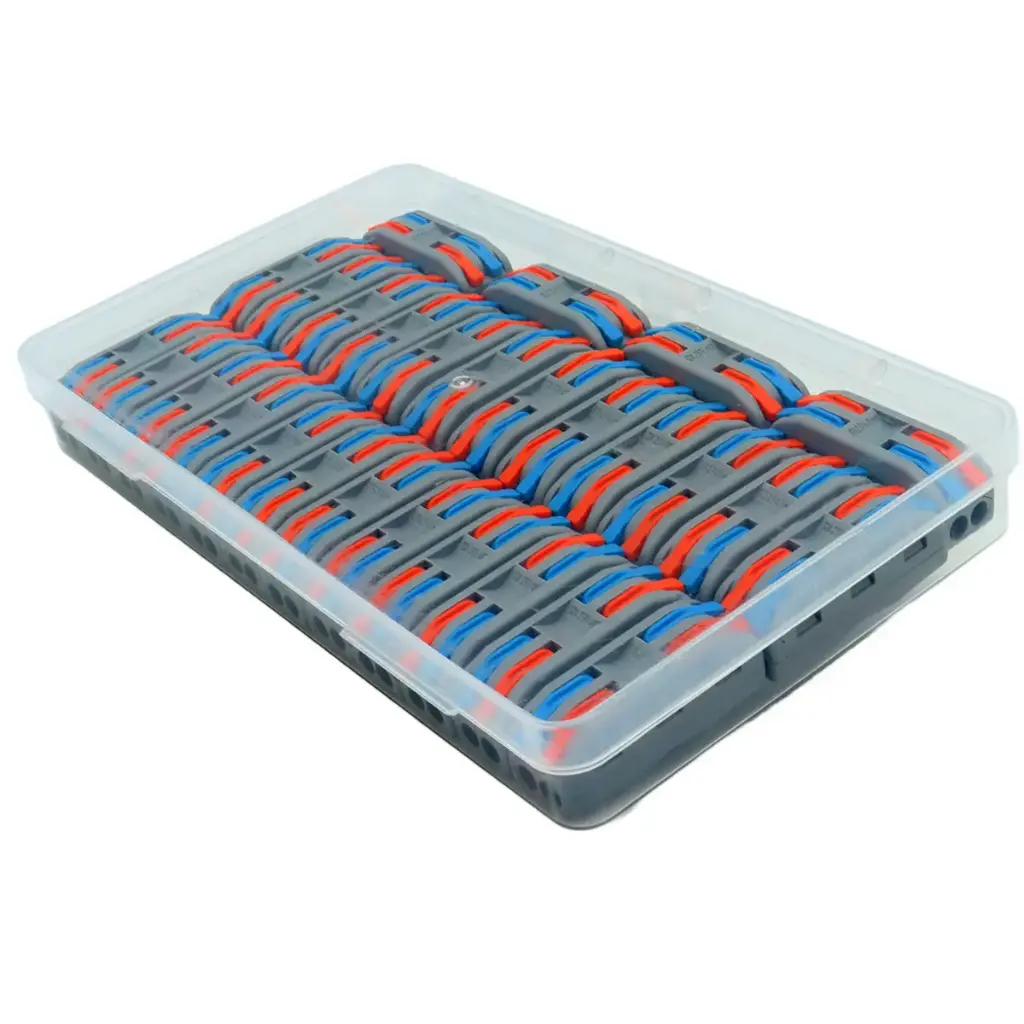 28x Conector Terminales Empalme PCT-2-2 11AWG~28AWG Caja con 28pz