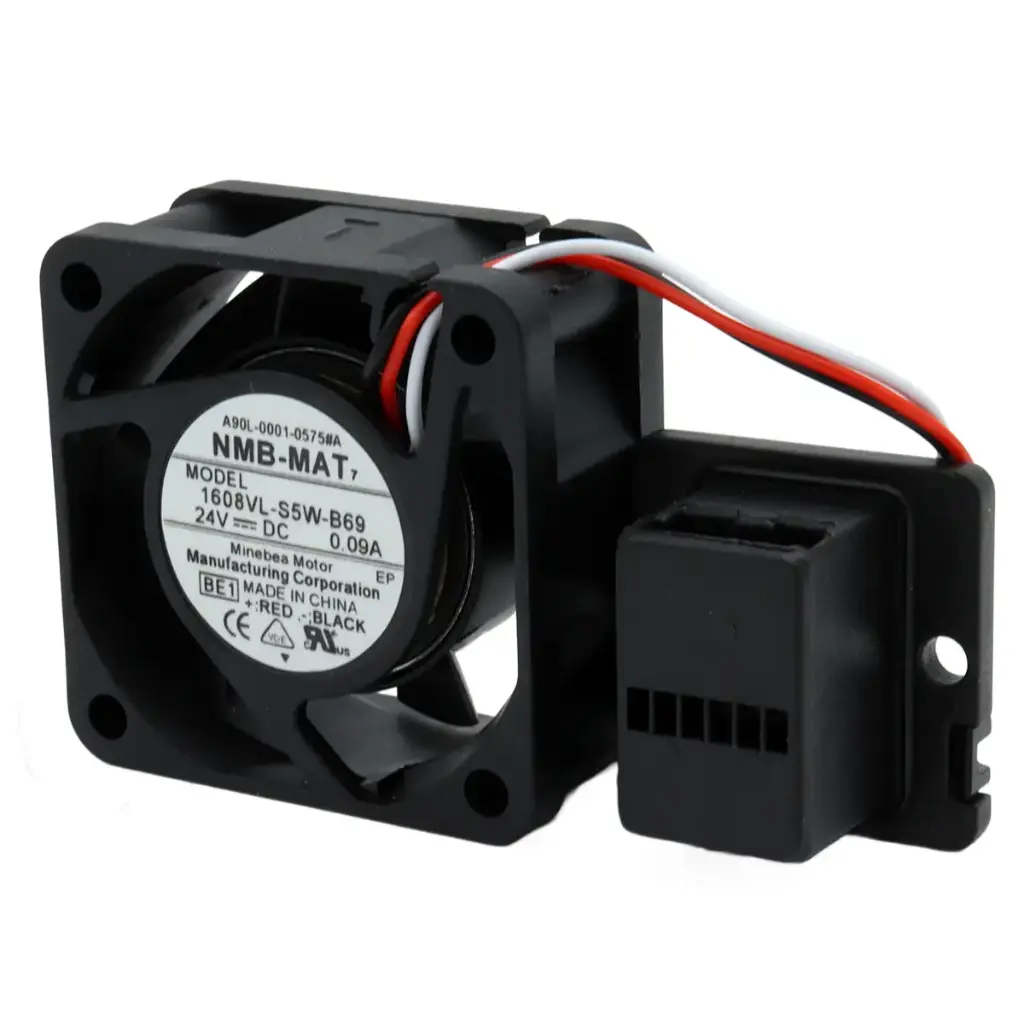 Ventilador NMB-MAT 1608VL-S5W-B69 BE1 A90L-0001-0575#A 24V DC 0.09A 40mm x 40mm x 10mm
