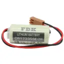 Pila Batería De Litio FDK FUJI 17335 R13B060003 CR17335SE 3V 1800mAh Conector Marrón