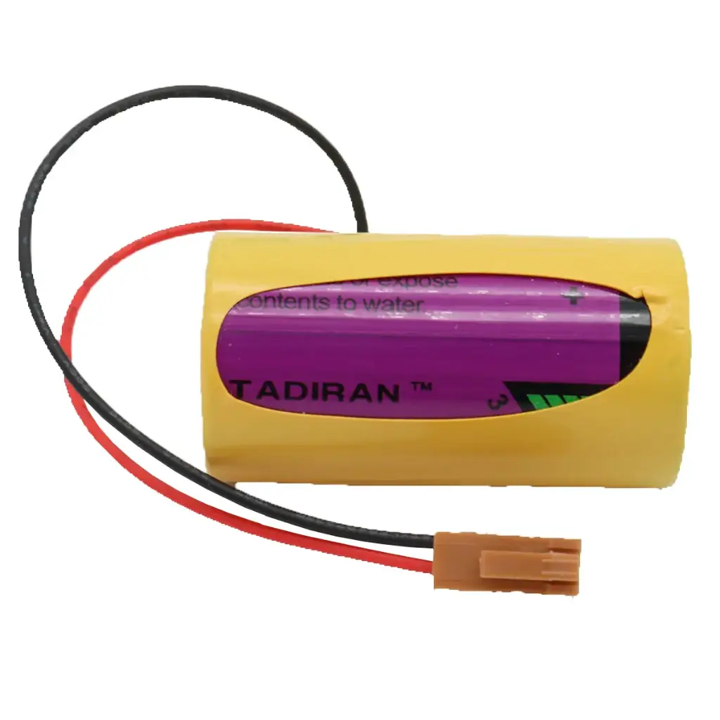 Pila Batería Tadiran 5920 TL-5920 ER26500 3.6V 8500mAh Tipo C Conector Marrón