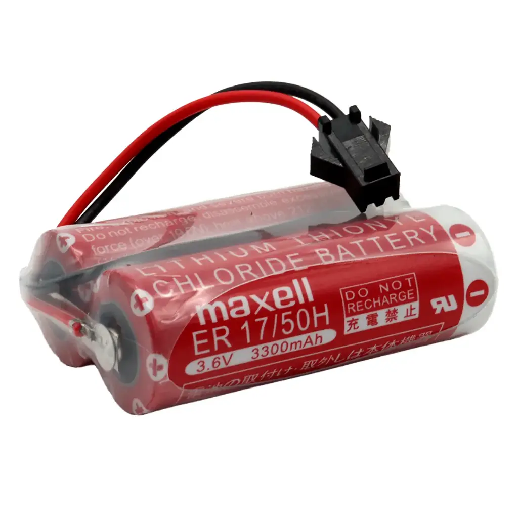 Pila Batería Maxell ER17/50H 3.6V 6600mAh Conector Negro