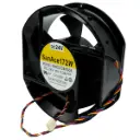 Ventilador Sanyo Denki SanAce172W 9WE5724K505 24VDC 1.3A 31.2W 175 x 58 x 155mm 5 Aspas 4 Cables Conector Blanco