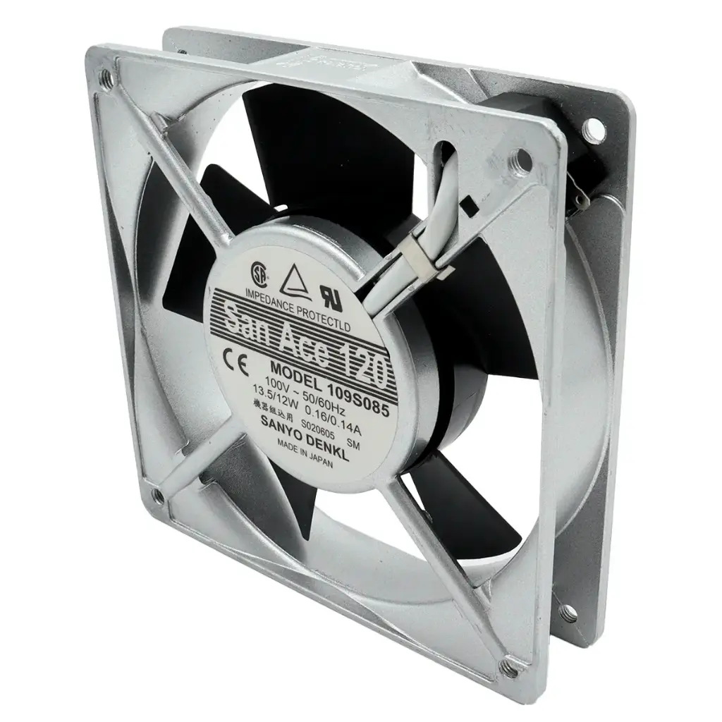 Ventilador Sanyo Denki SanAce120 109S085 100V AC 0.14A 12W 120mm x 120mm x 26mm Con Pines