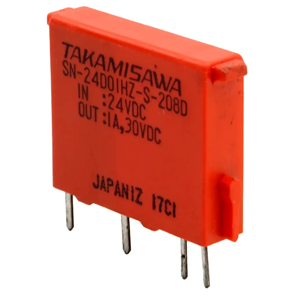 Relevador Relé Relay Takamisawa SN-24D01HZ-S-208D 24V DC Estado Sólido SSR
