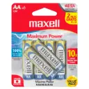 6x Pila Batería Maxell AA LR06 1.5V Alcalina