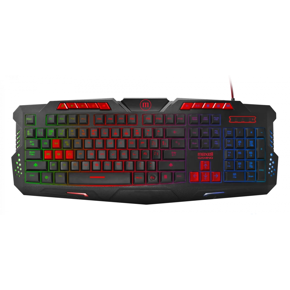 Teclado Gamer Maxell CA-KB Membrana Con Iluminación