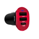 Cargador Coche Auto Carro Vehículo USB Maxell DUSB-C3QC 3 Puertos Carga Rápida