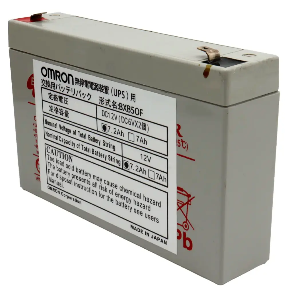 Pila Batería Omron BXB50F 6V 7.2Ah Reemplazo UPS