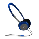 Audífonos Auriculares Maxell Ultra Livianos HP-200 On-ear Almohadillas de Espuma Con Micrófono Azul