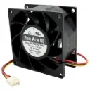 Ventilador Sanyo Denki SanAce80 9GA0824P1H61 24V DC 0.3A 7.2W 80 mm x 80 mm x 37 mm Conector Blanco 4 Pines 4 Cables