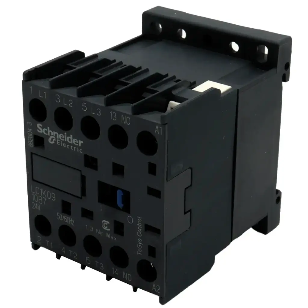 Minicontactor Schneider Electric TeSys Control LC1K0910B7 3P 440V AC 9A Bobina 24V AC