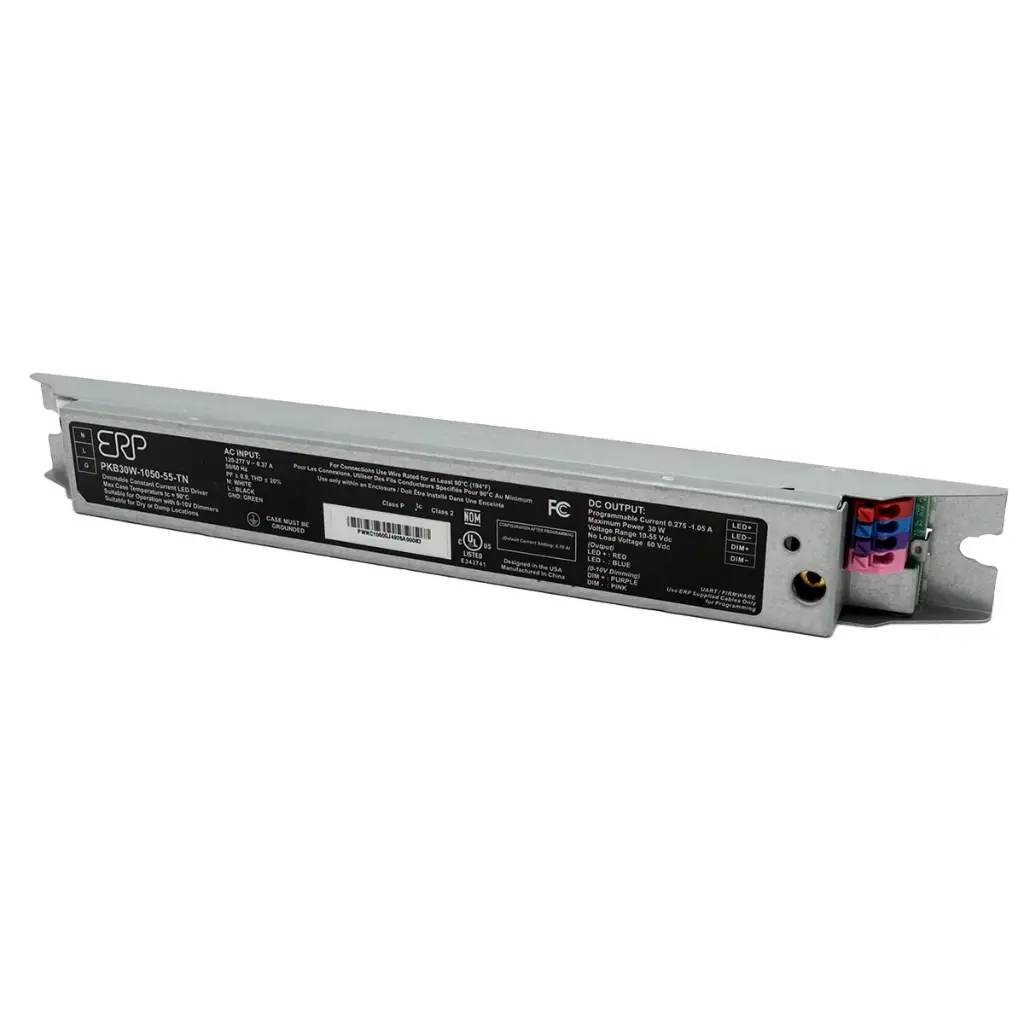Balastra Driver Led ERP PKB30W-1050-55TN 10-55V DC 30W Programable