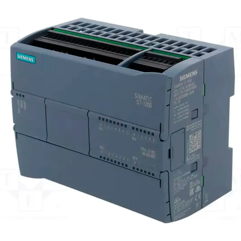 CPU Compacta Siemens Simatic 6ES7215-1AG40-0XB0 6ES72151AG400XB0 20.4 - 28.8V DC E/S Integradas DC/DC/DC Memoria 200kB 