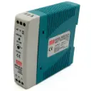 Eliminador Transformador Fuente Poder Driver Mean Well MDR-20-24 100-240V AC 0.55A 24V DC 1A 24W Riel DIN
