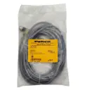 Cable Turck WK 4T-6-P7X2 U2217-2 30V 4A 6M 3 Conductores 1 Conector L M12  