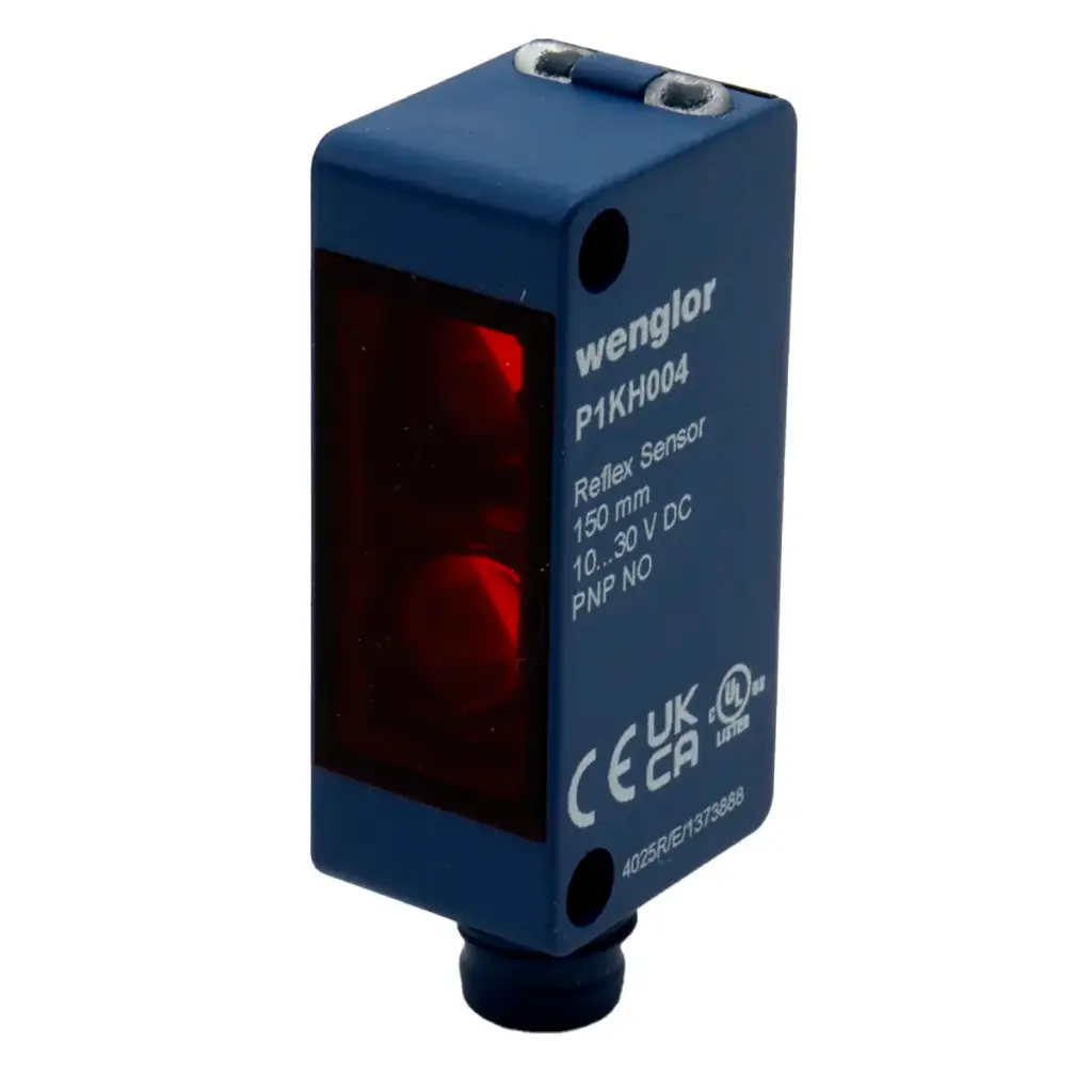 Sensor Reflectivo Wenglor P1KH004 Con Supresión de Fondo 150mm 10V DC - 30V DC IP68