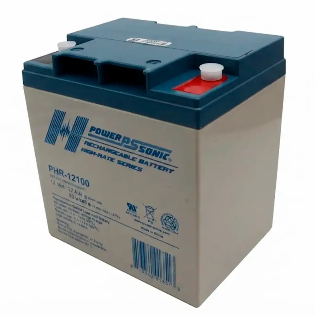 Pila Batería Powersonic PHR-12100 12V 27Ah Recargable
