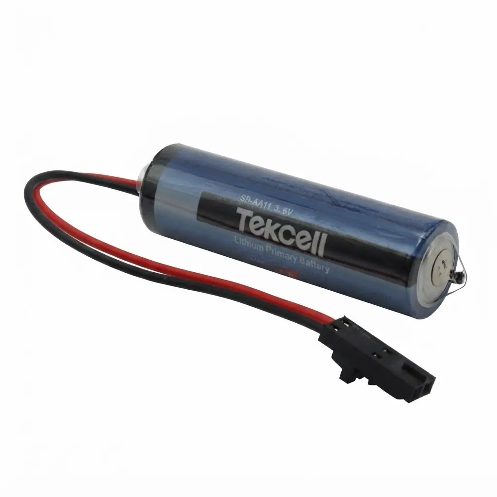 Pila Batería Teckcell SB-AA11 AA  3.6V 2400mAh Conector Negro Delgado