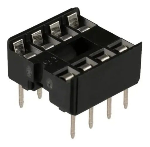 [25] Base Zócalo Para CI De 8 Pines