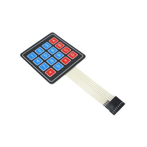 [75] Teclado Matricial 4x4 De Membrana Arduino PIC