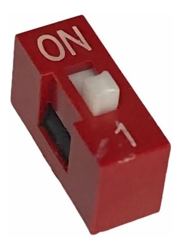[80] Dip Switch 1 Posición Bit Vía Canal Deslizable