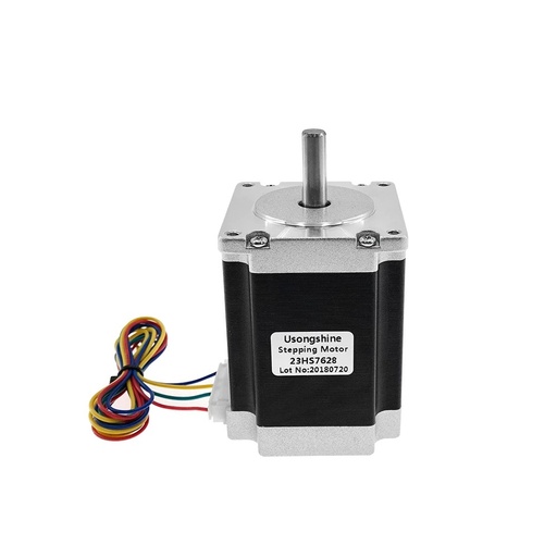 [195] Motor A Pasos Bipolares NEMA 23HS7628 CNC 18.9kg/cm, 1.8°, Híbrido