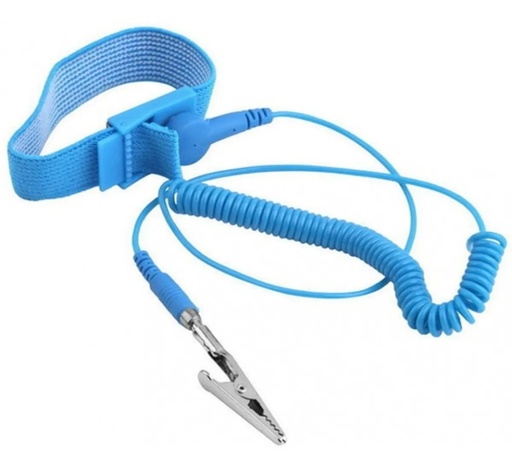[297] Pulsera Antiestática Color Azul Evita Descarga Electrónica